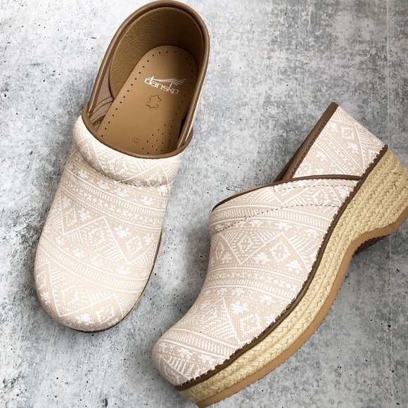 Dansko Shoes - New Dansko Jute Pro Canvas Clogs